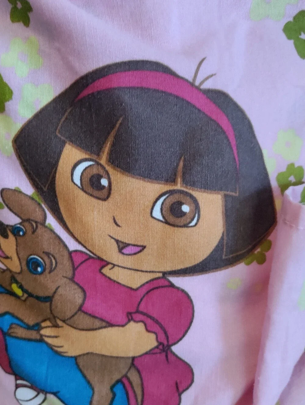 Vintage Y2K Dora The Explorer twin Sheet Set Nickelodeon Graphic Cartoon
